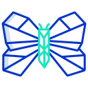 external butterfly-origami-icongeek26-outline-colour-icongeek26 icon