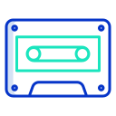 external cassette-lifestyle-icongeek26-outline-colour-icongeek26 icon