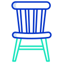 external chair-retro-icongeek26-outline-colour-icongeek26 icon