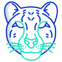 external cheetah-animal-faces-icongeek26-outline-colour-icongeek26 icon