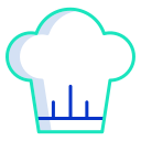 external chef-hat-kitchen-icongeek26-outline-colour-icongeek26 icon