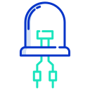 external diode-electrician-icongeek26-outline-colour-icongeek26 icon