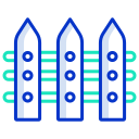 external fence-agriculture-icongeek26-outline-colour-icongeek26 icon