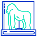 external gorilla-museum-icongeek26-outline-colour-icongeek26 icon