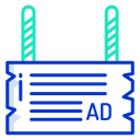 external signboard-advertising-icongeek26-outline-colour-icongeek26 icon