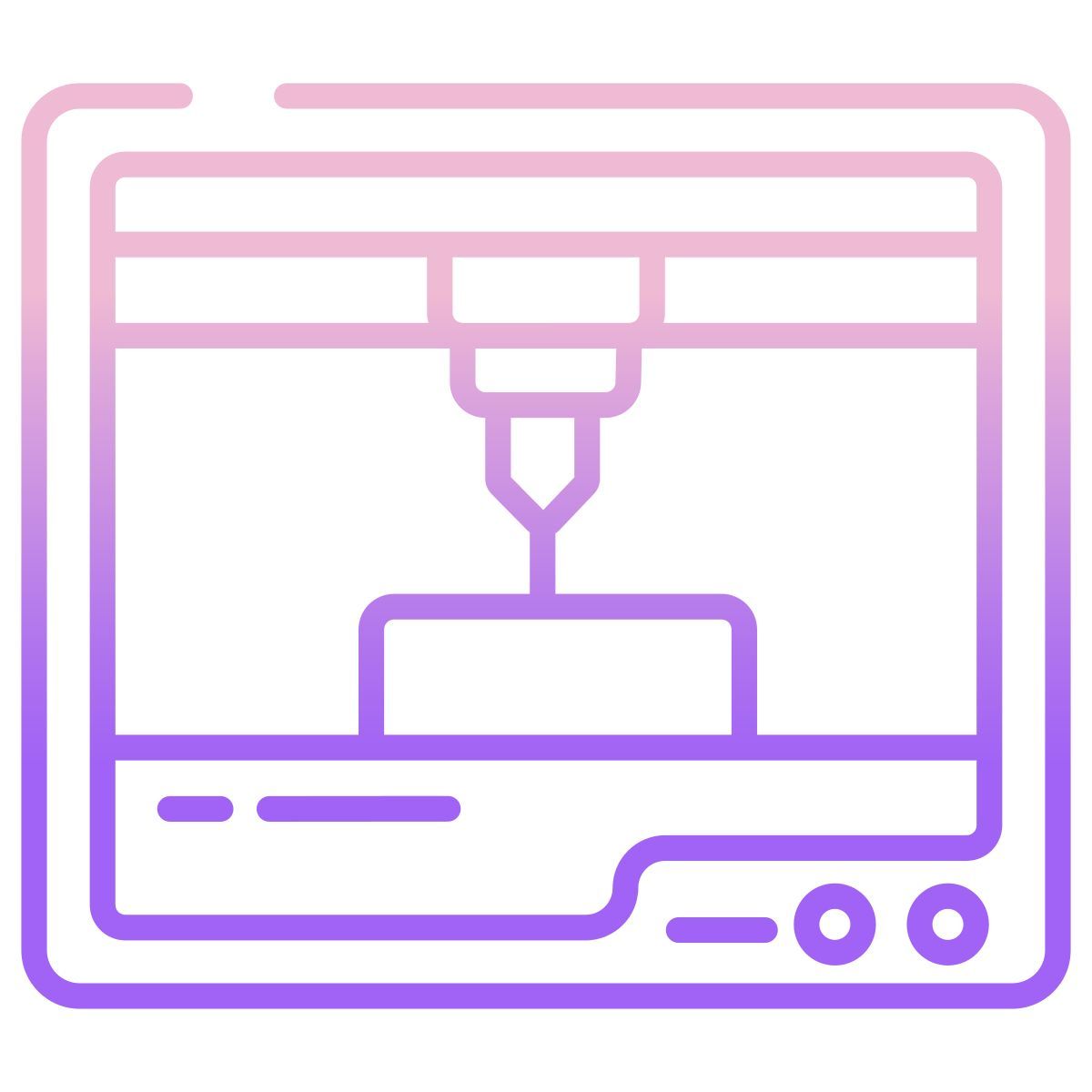 3d printer icon