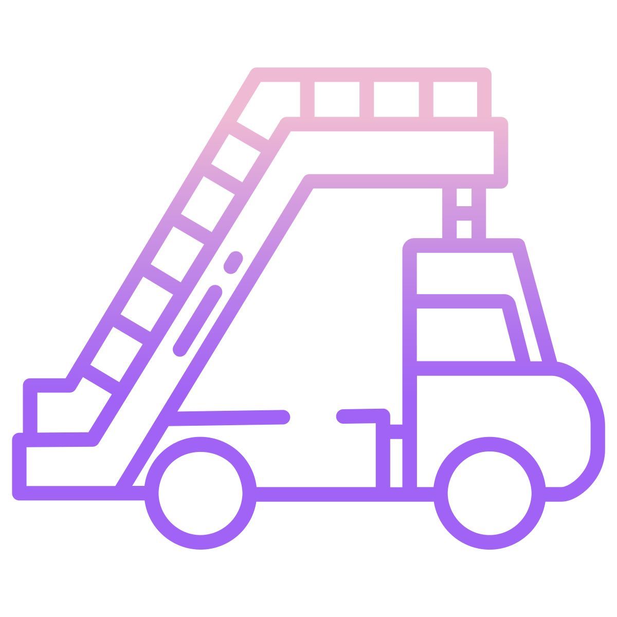 aircraft stairs icon