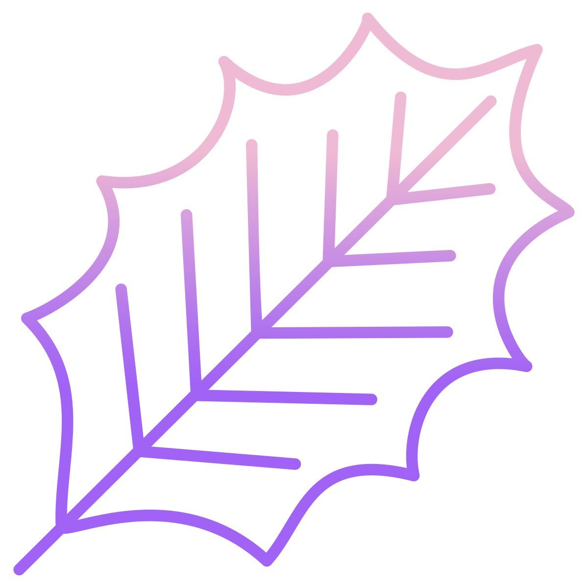 american holly leaf icon