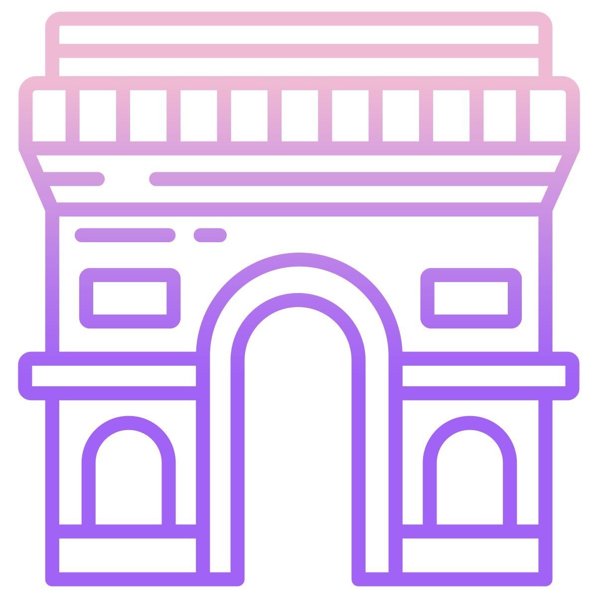 arc de triomphe icon