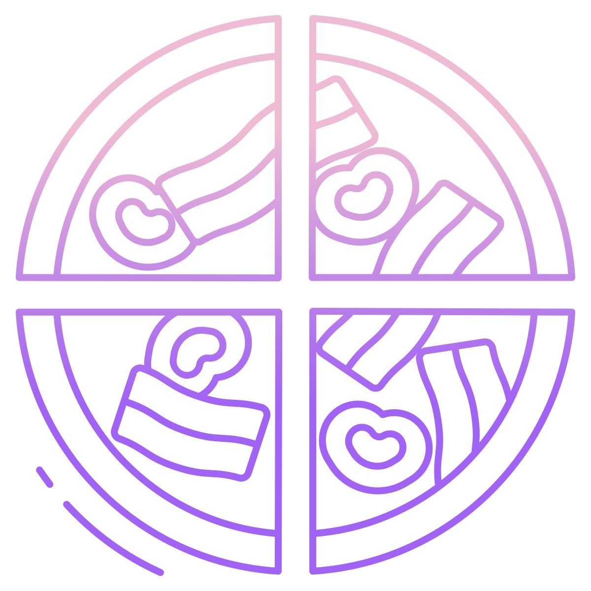bacon pizza icon