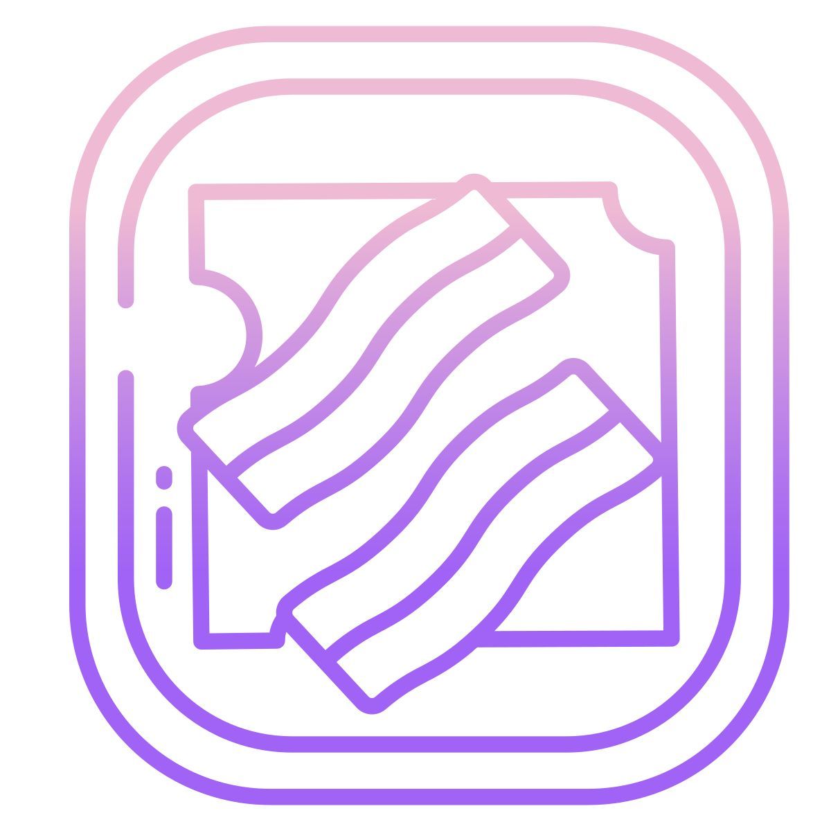 bacon toast icon