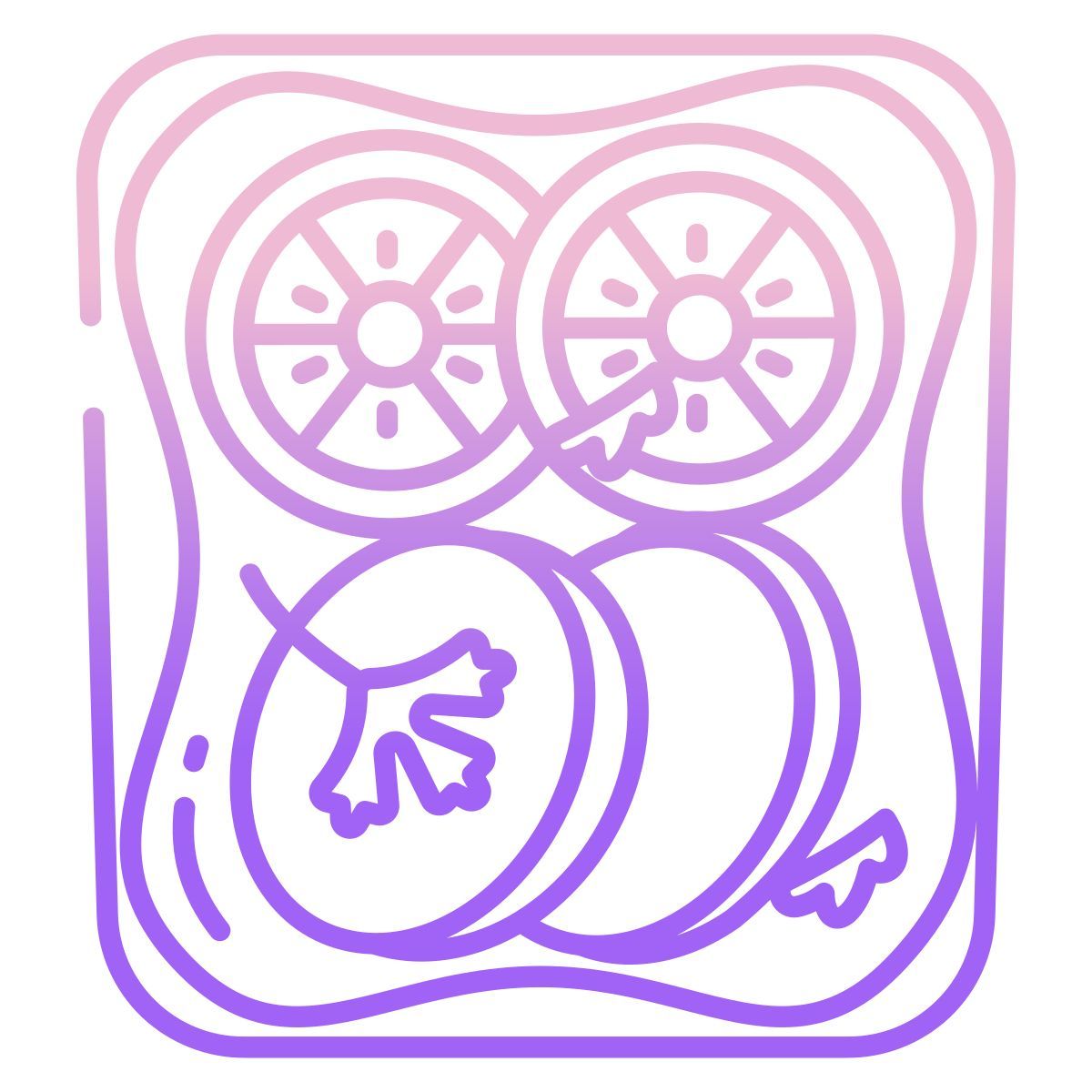 baked meat toast icon