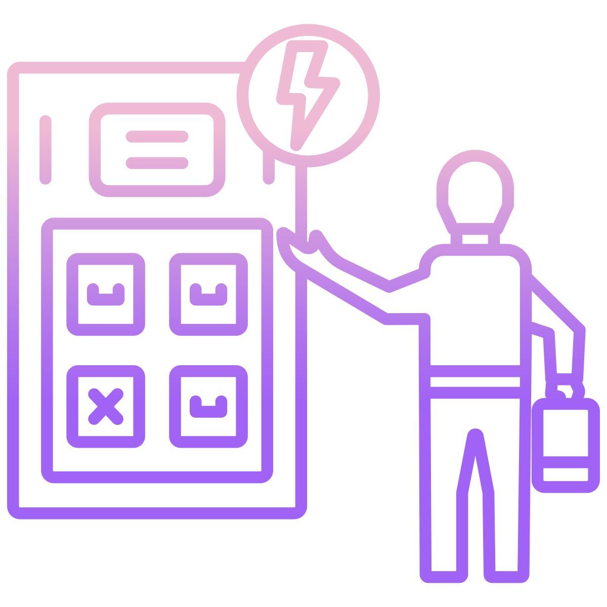 battery swapping station icon