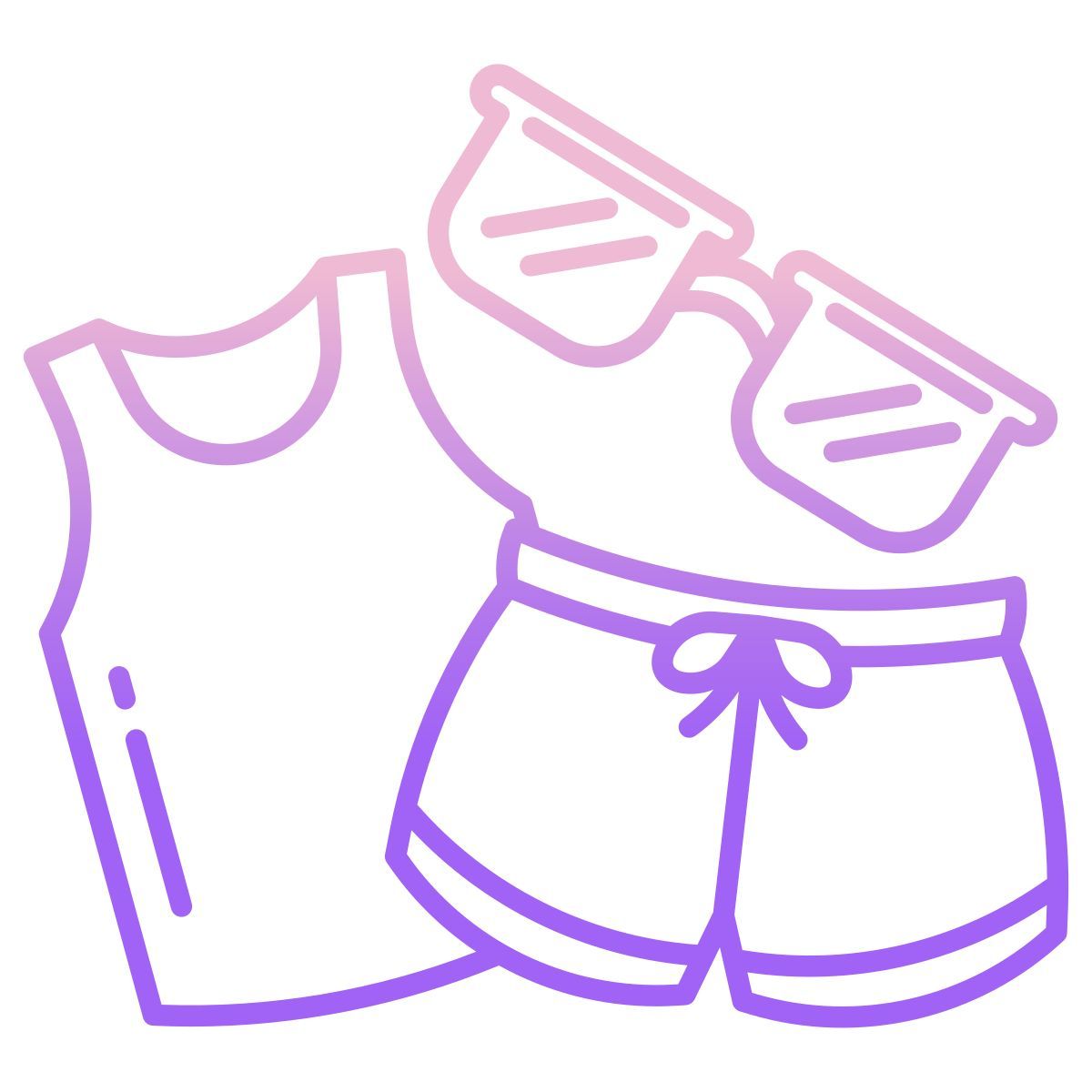 beach outfit icon