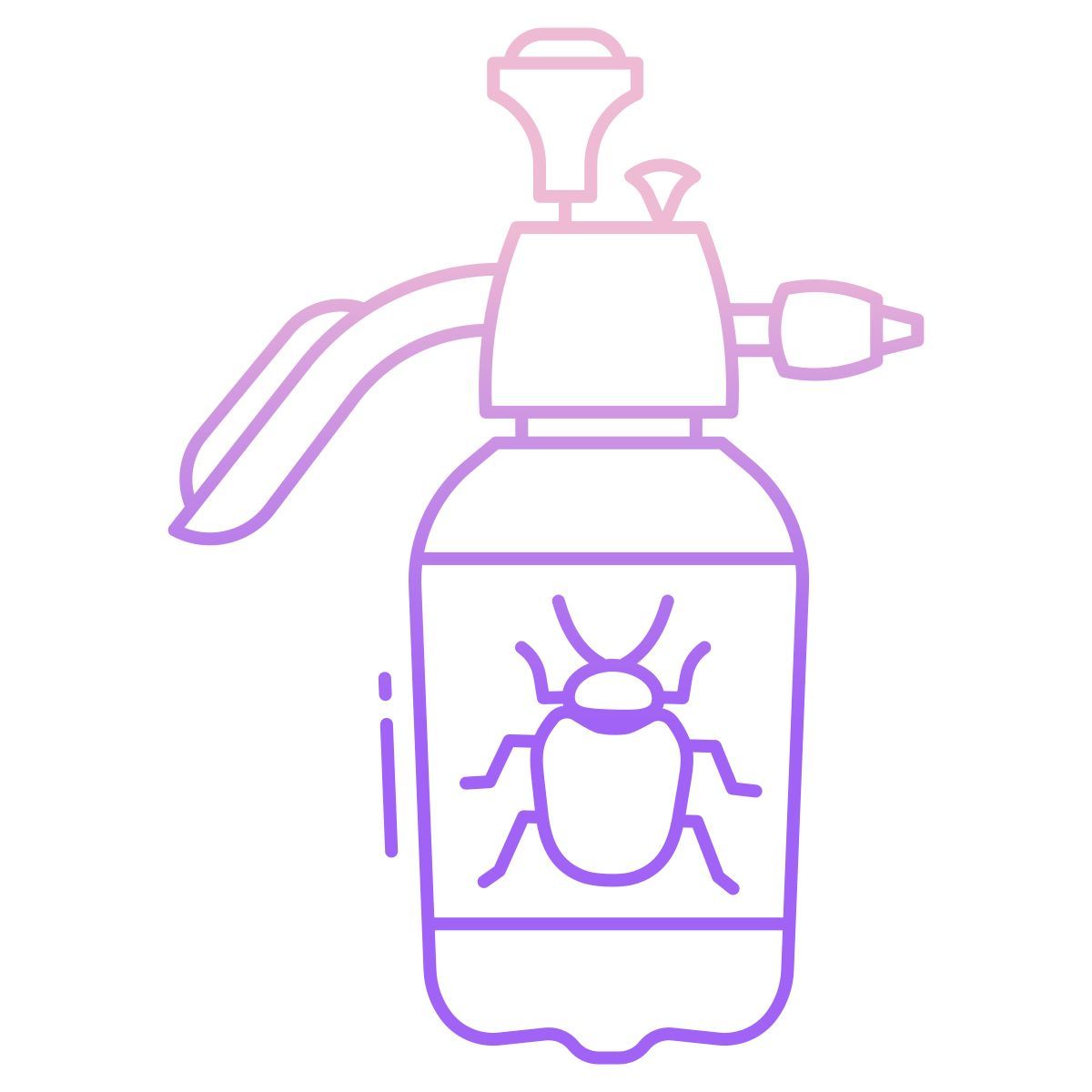 bed bug spray icon