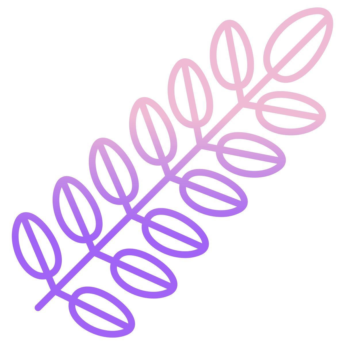 black locust leaf icon