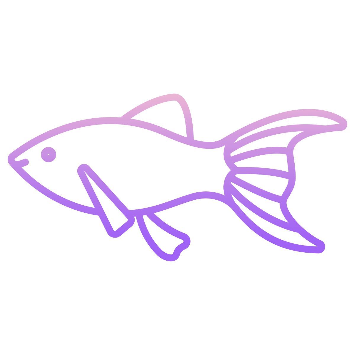 black molly fish icon
