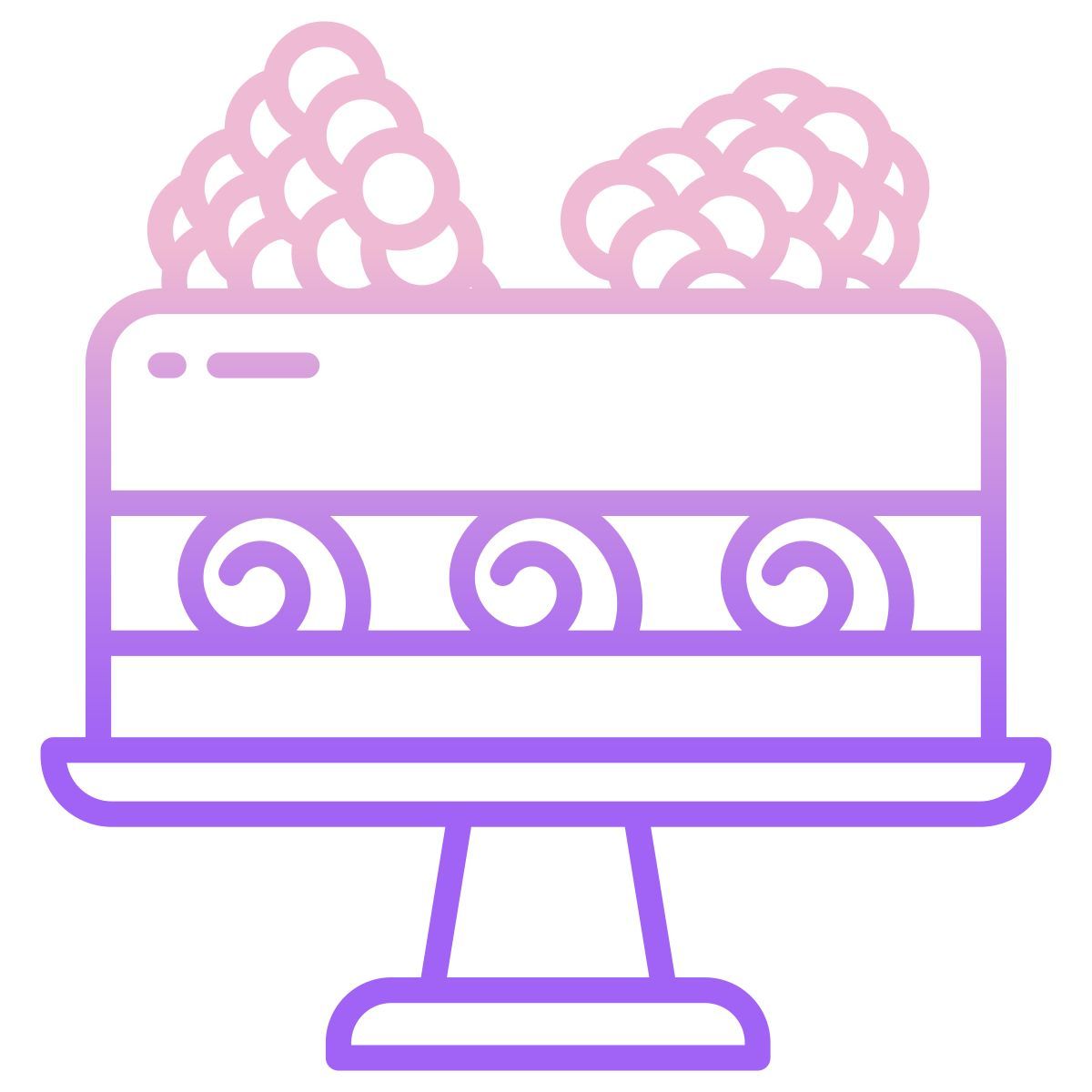 blackberry cake icon