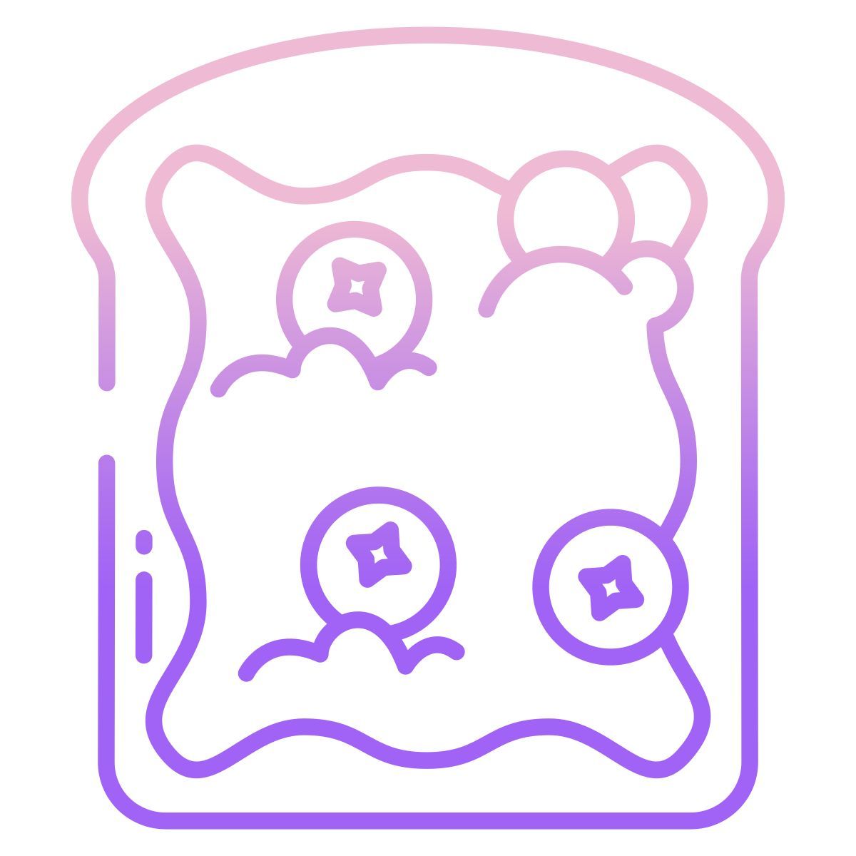 blueberry toast icon