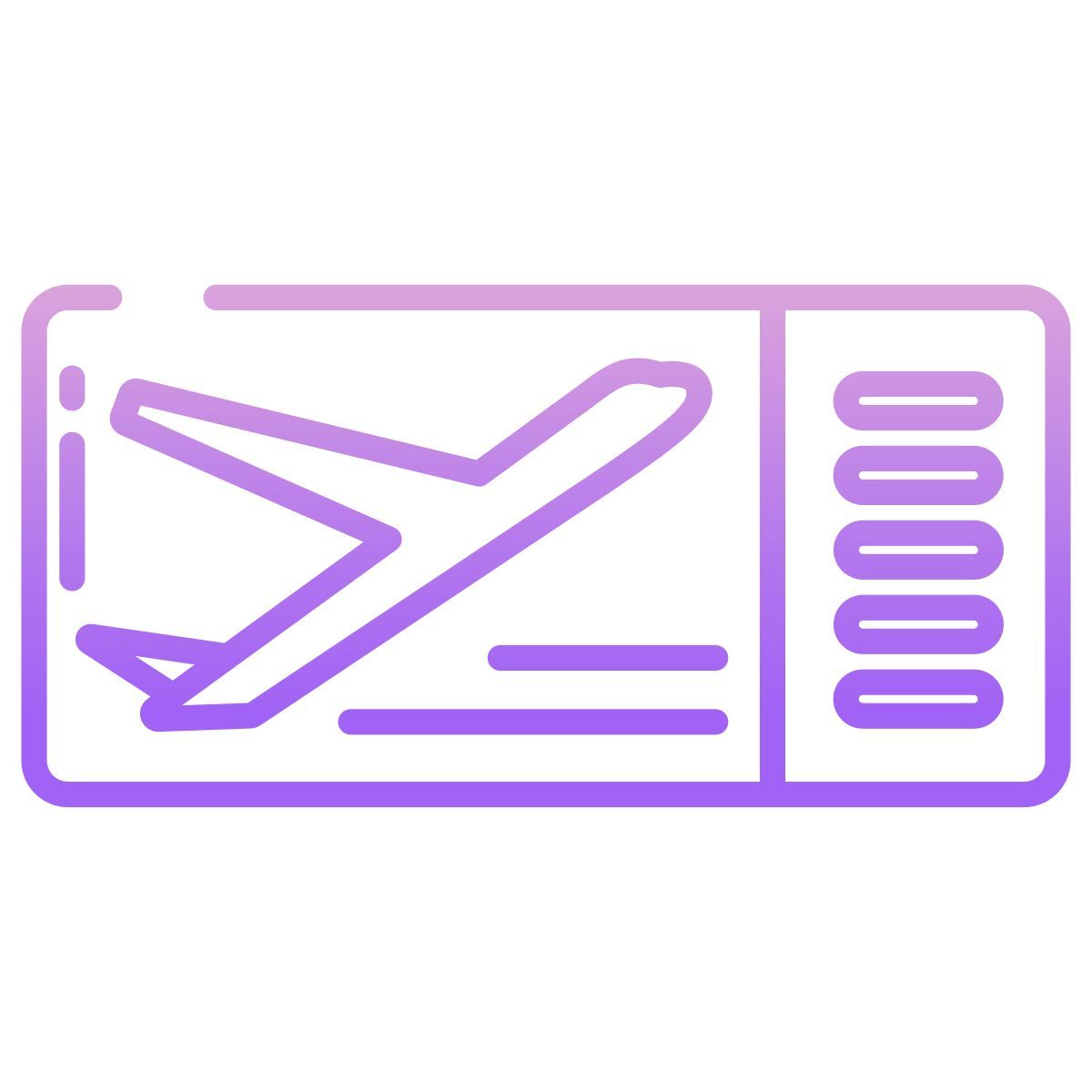 boarding pass icon