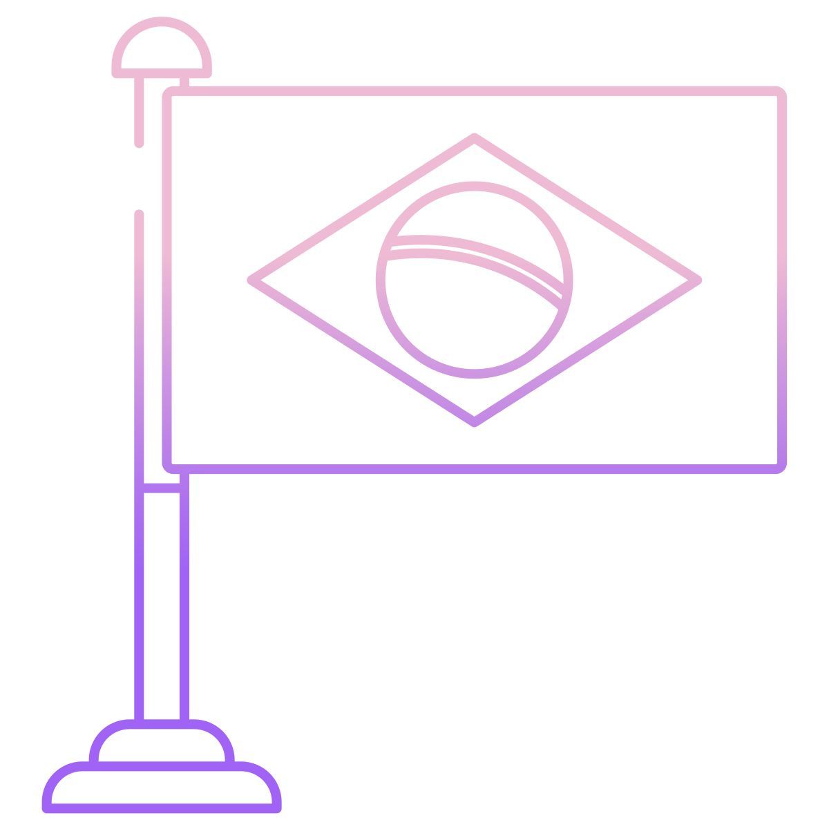 drapeau du brésil icon