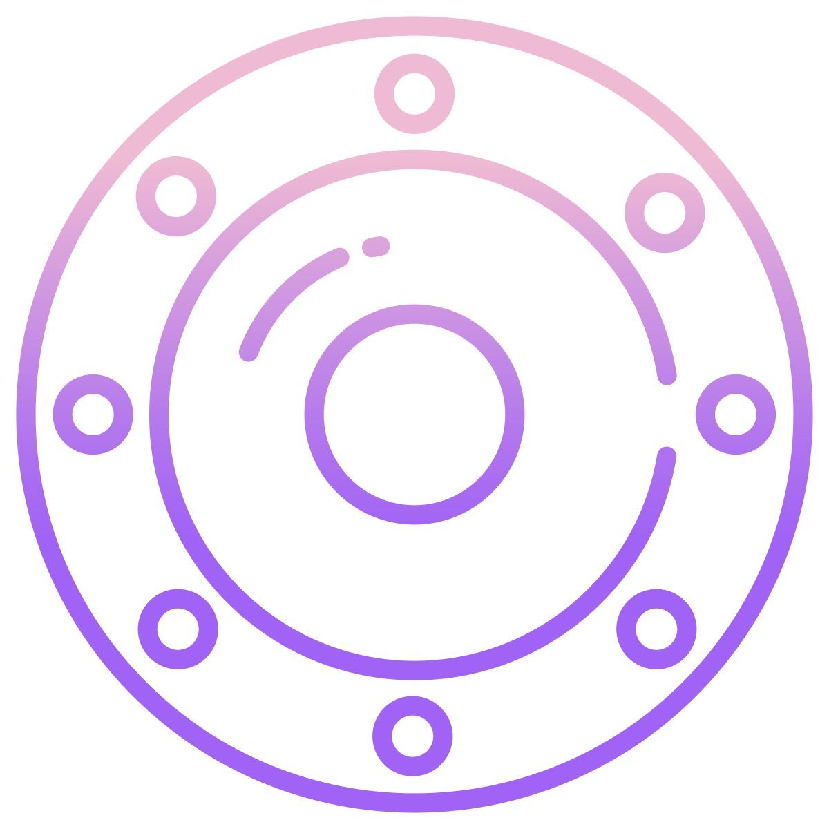 buckler metal shield icon