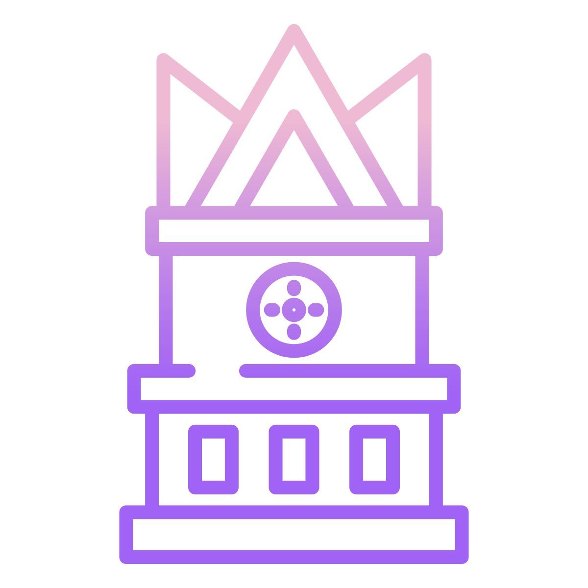 bukit tinggi clock tower icon