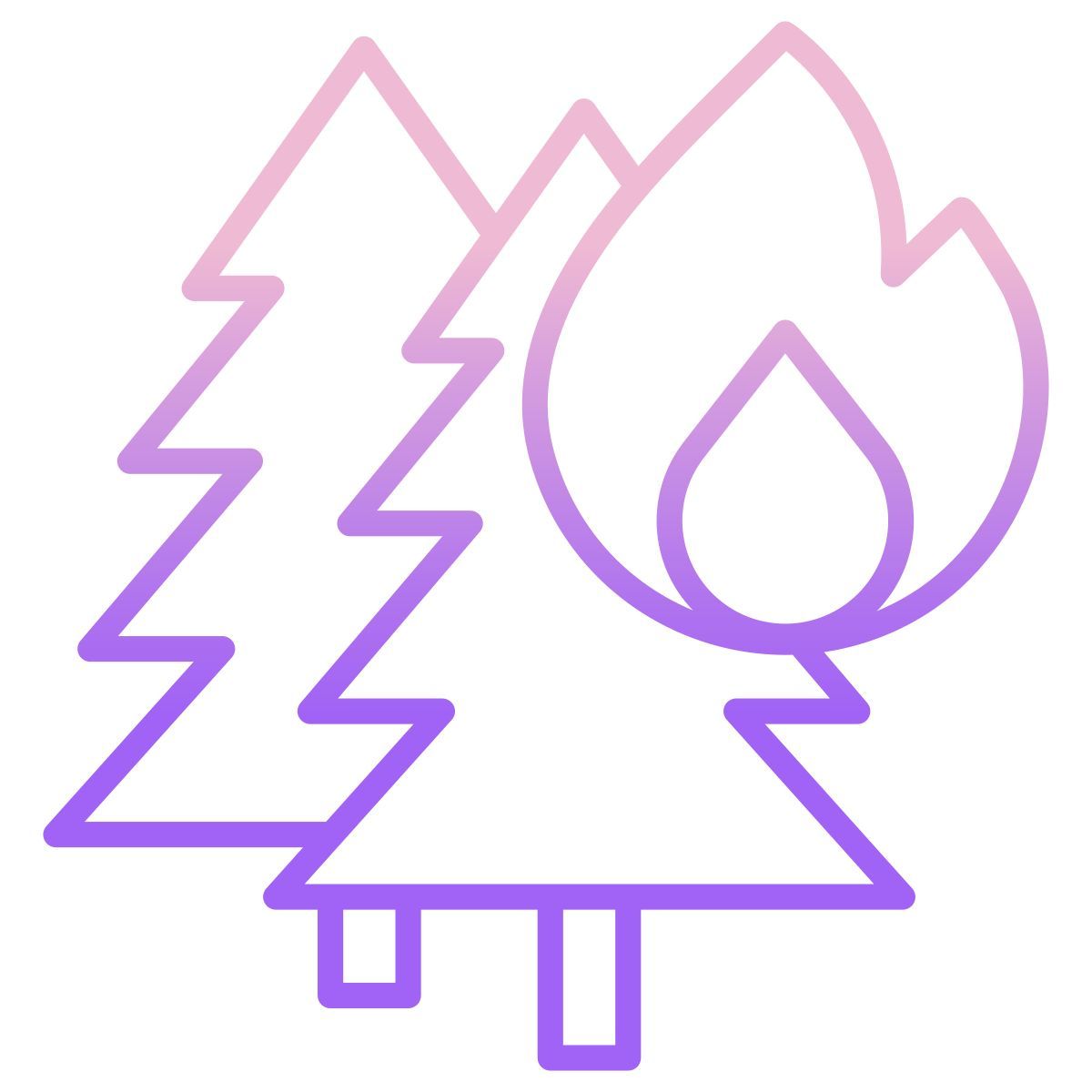 bush fire icon