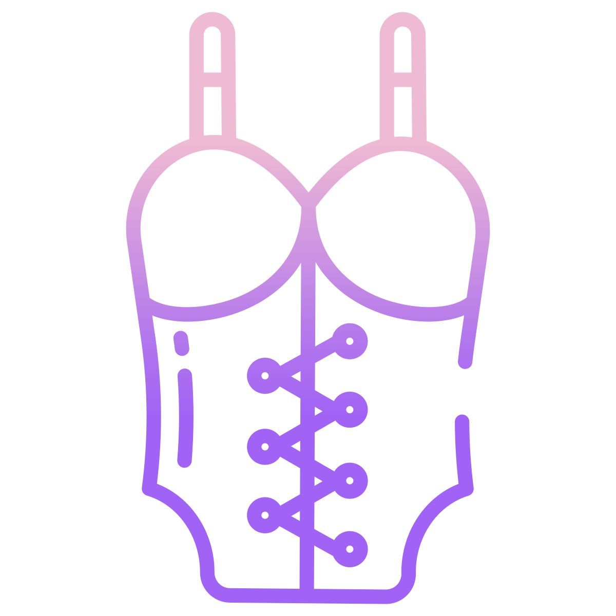 bustier top icon