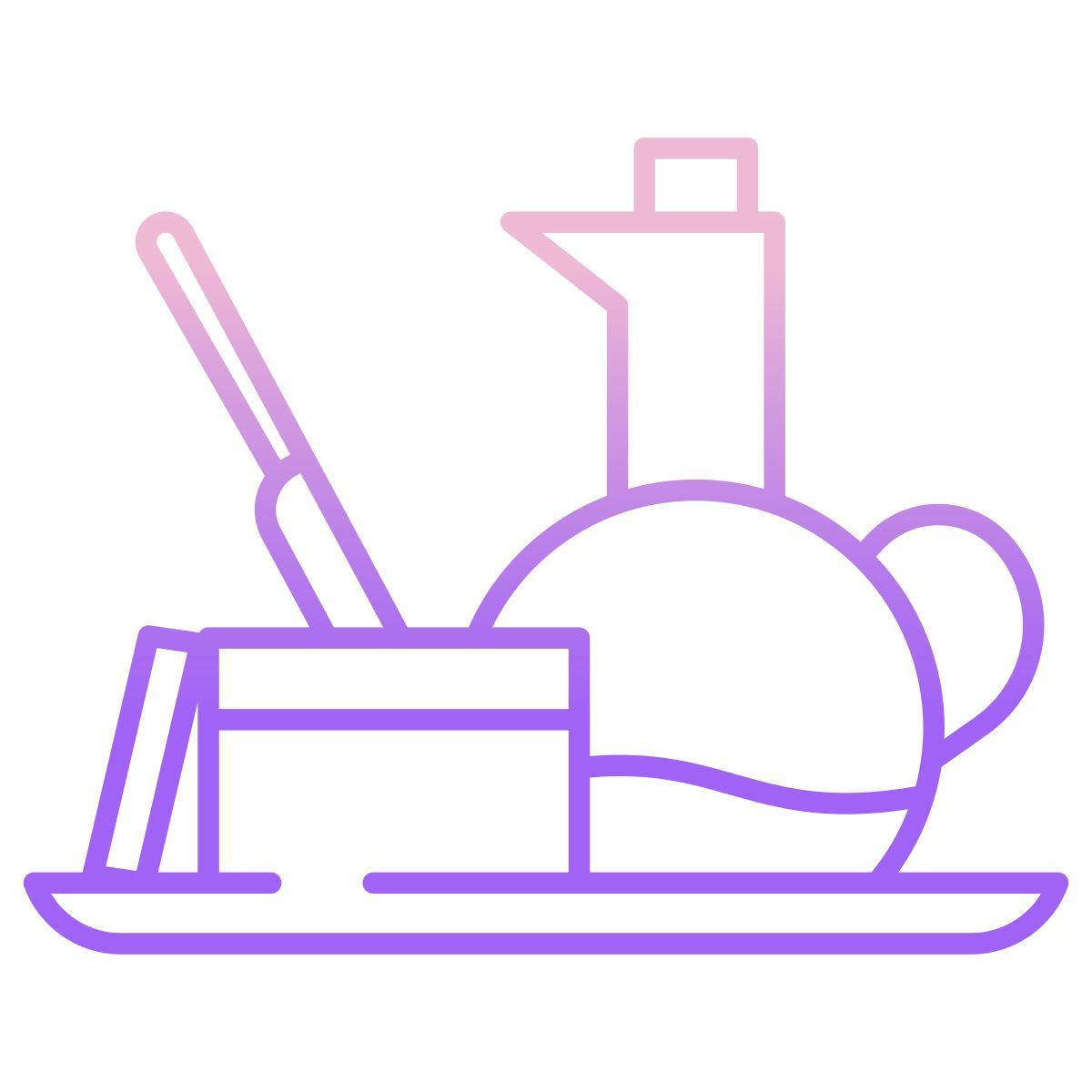 butter and olive oil icon