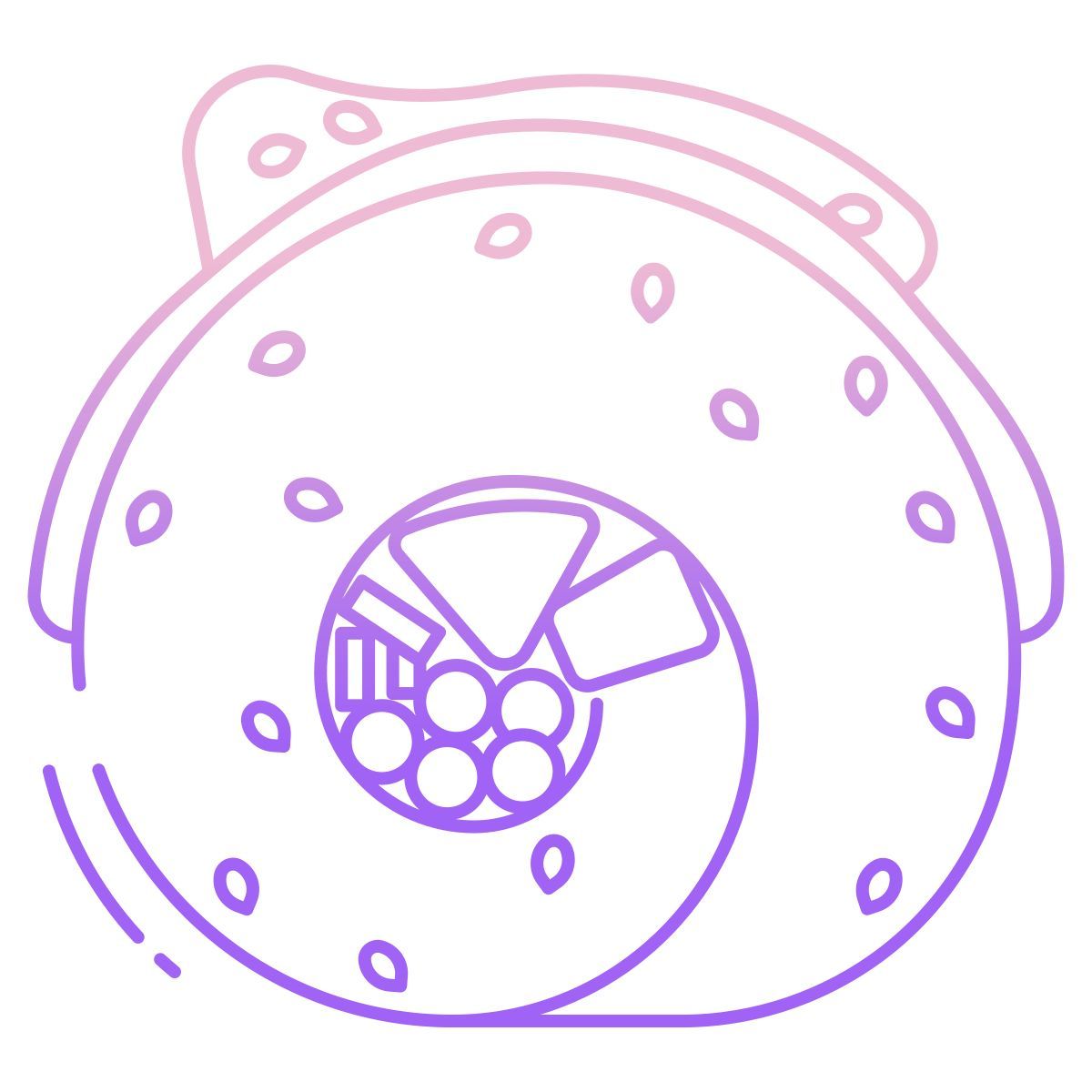 california roll sushi icon