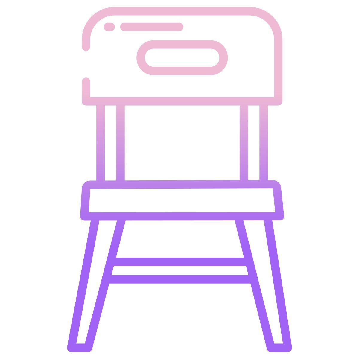 camping chair icon