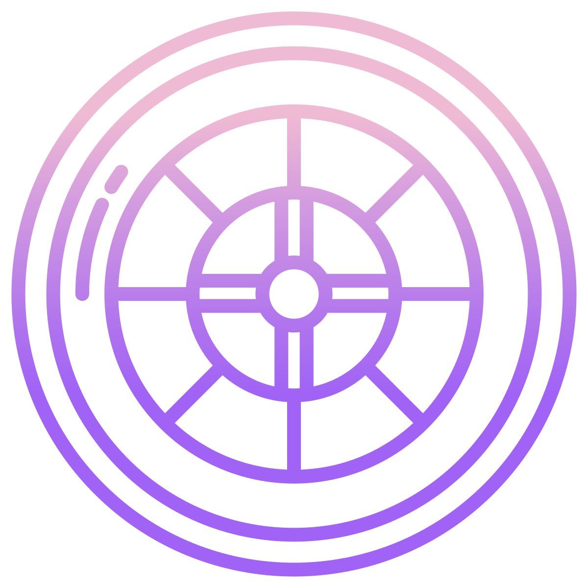 casino roulette icon