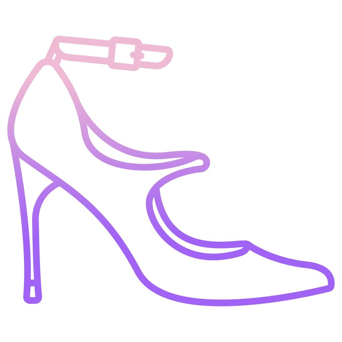 chic high  heel icon