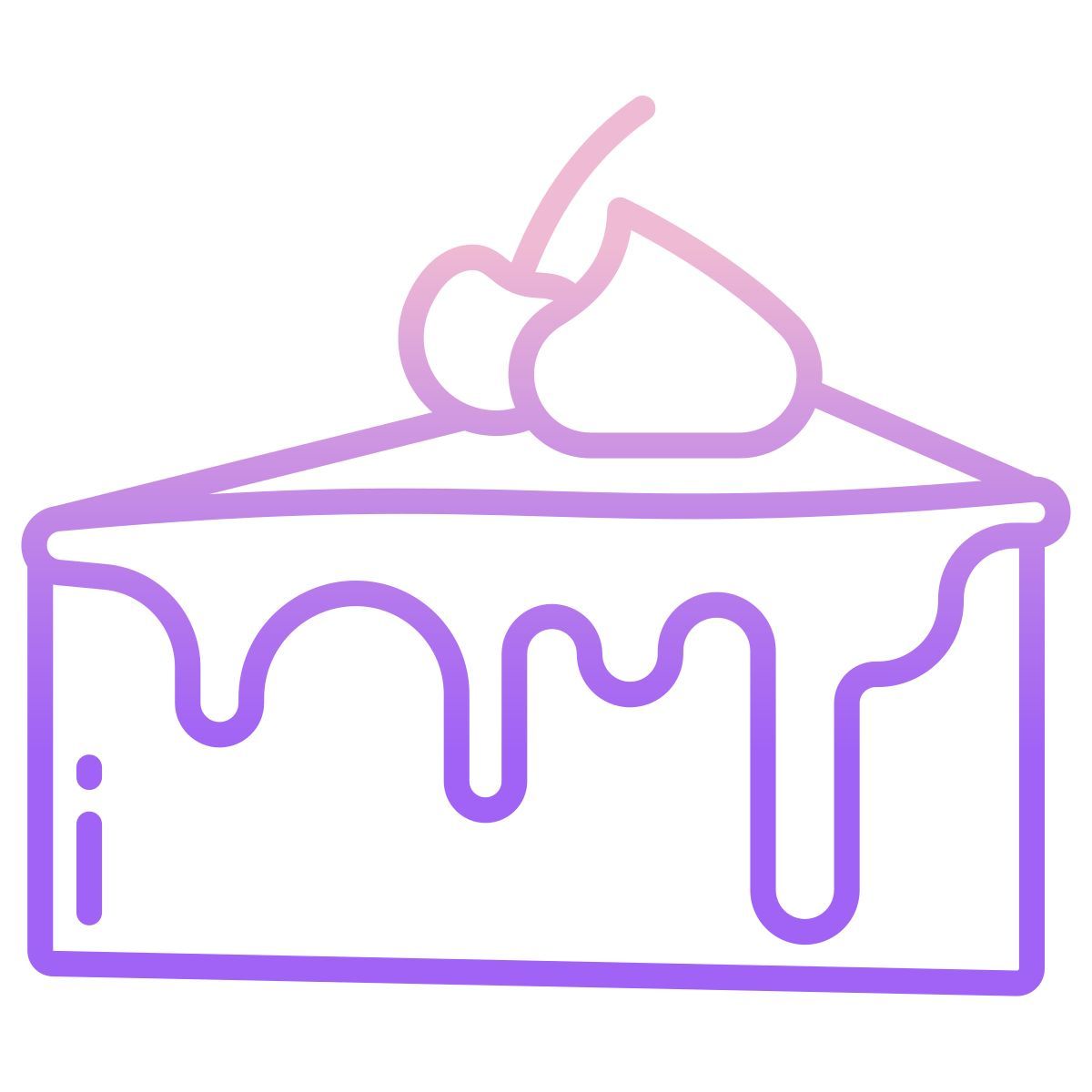 chocolate cake icon