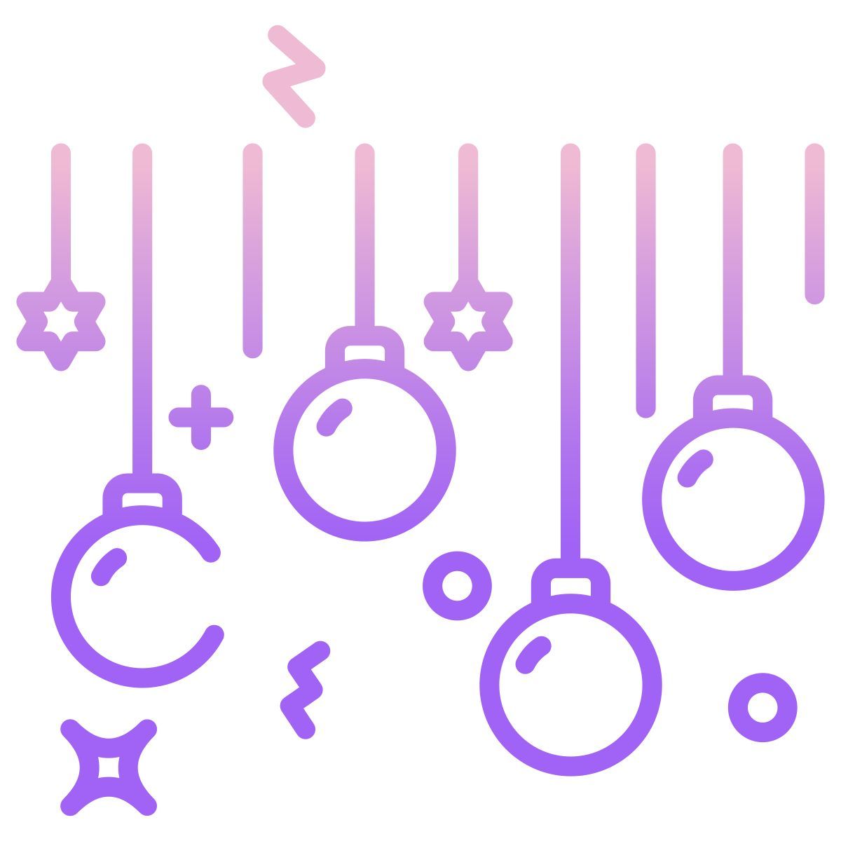 christmas balls icon