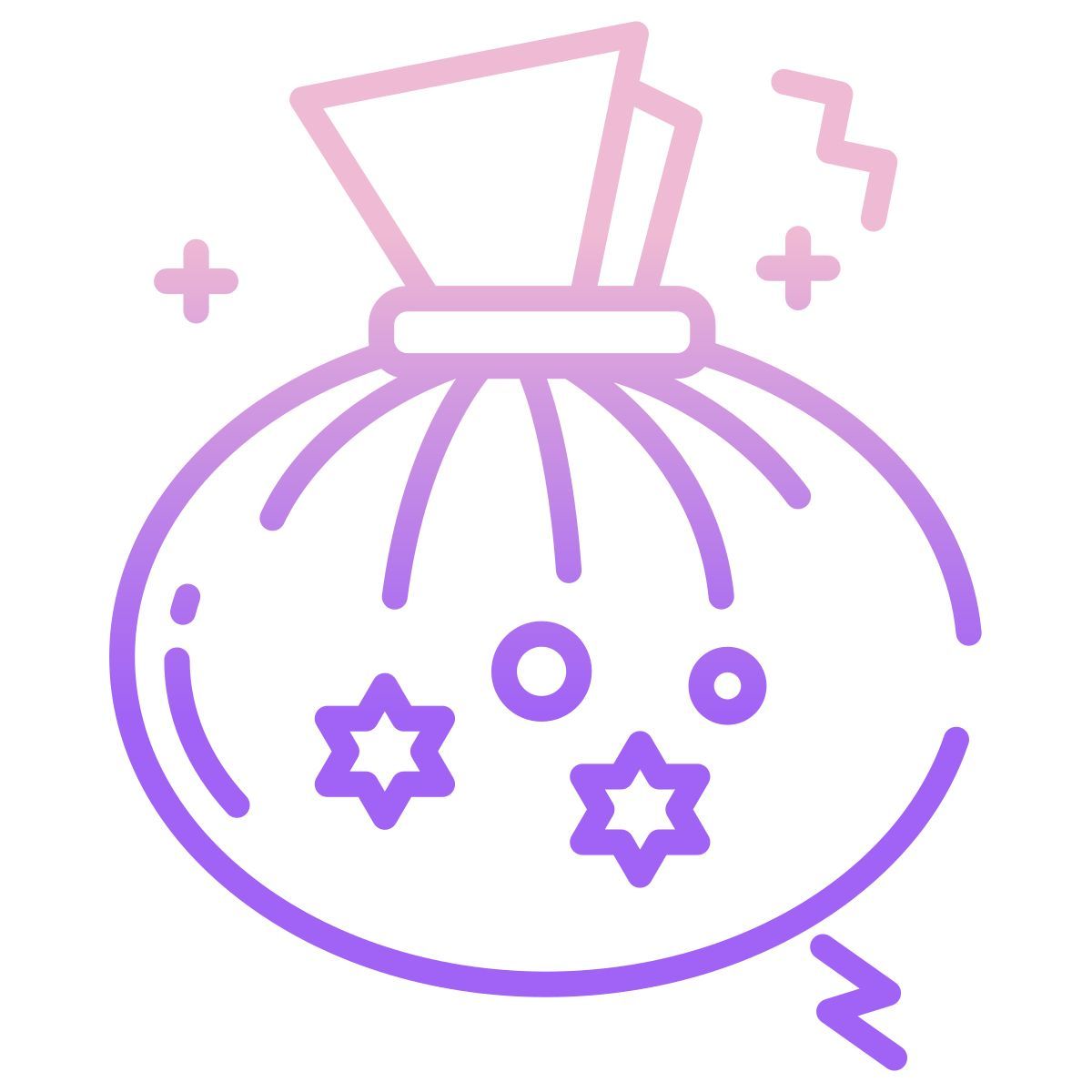 christmas sack icon