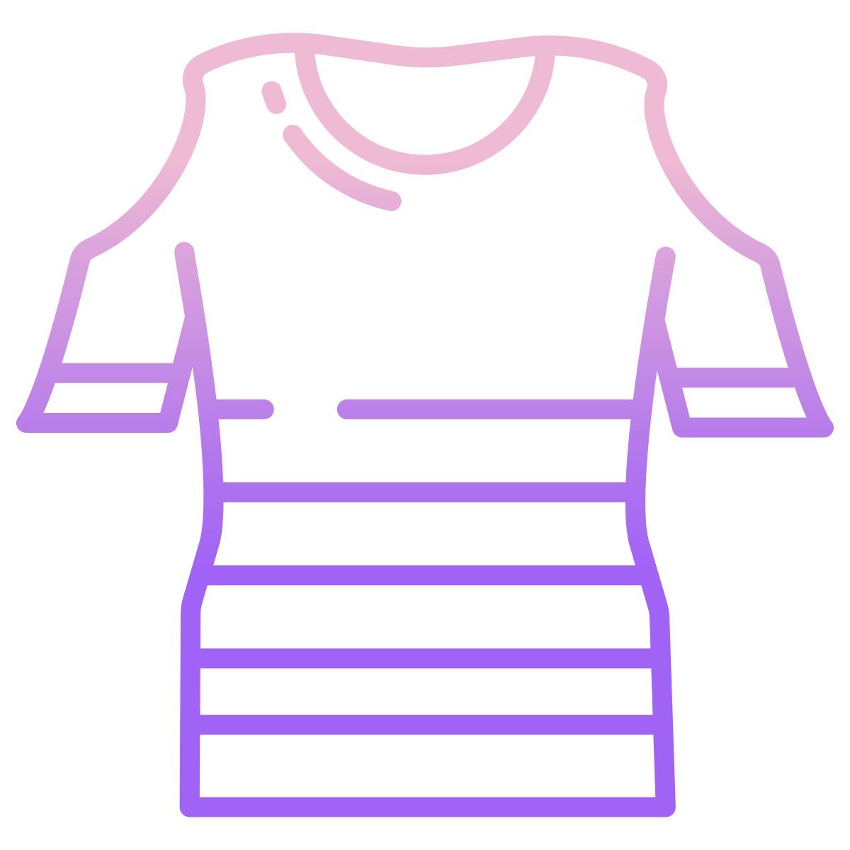 cold shoulder top icon