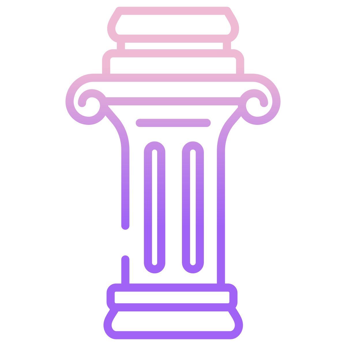 corinthian pillar icon