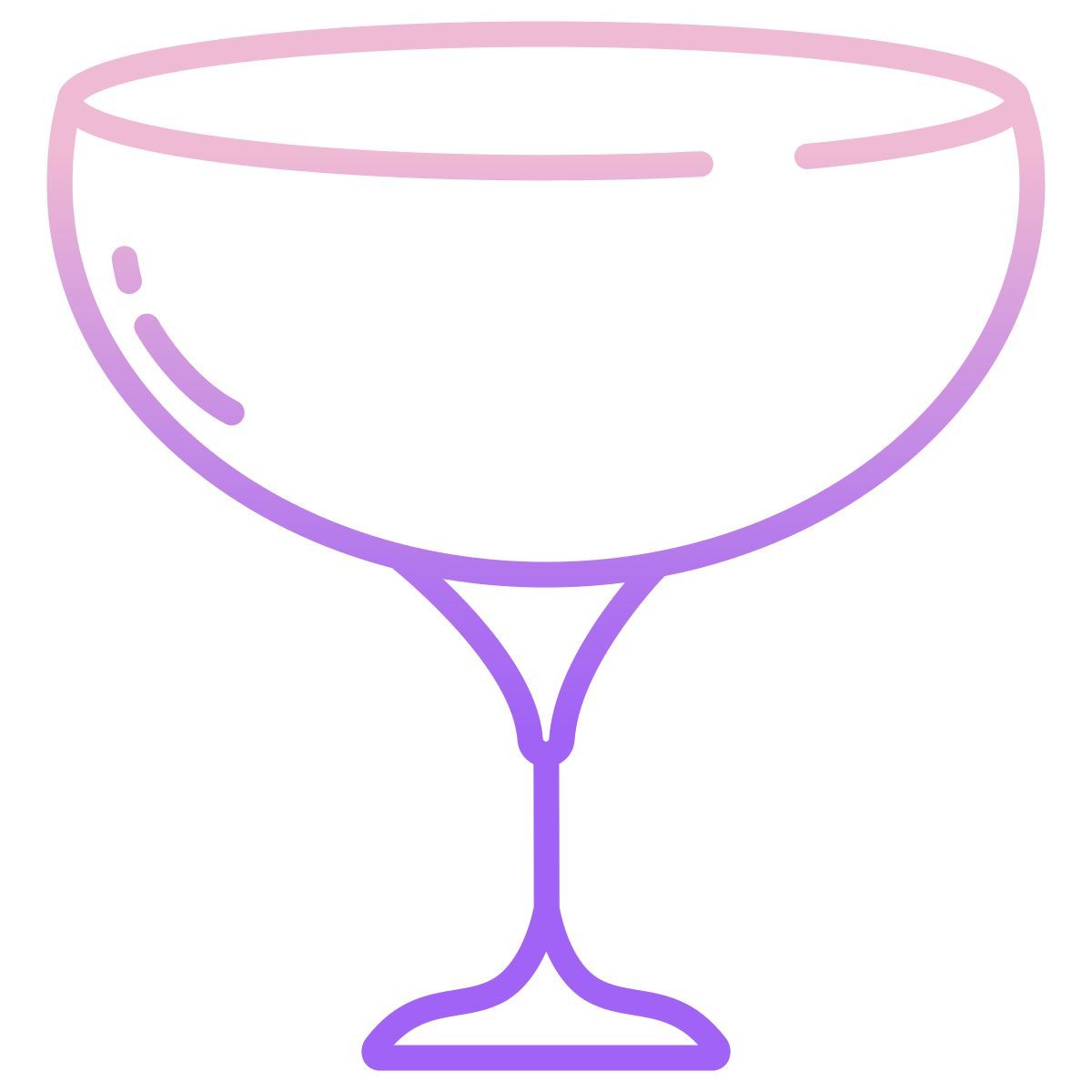 coupe glass icon