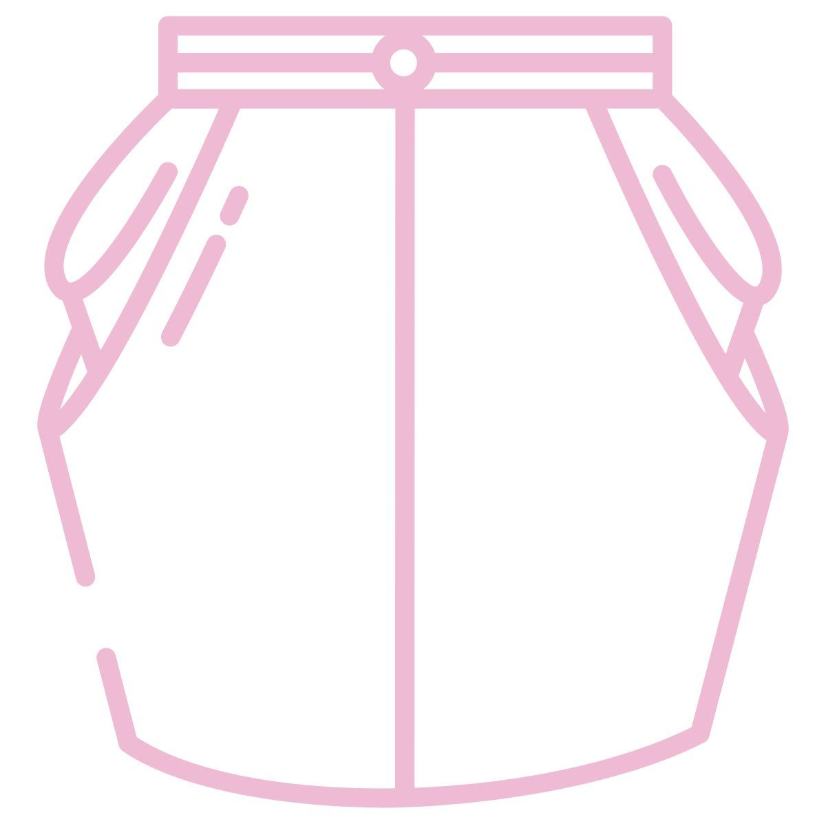 cowl skirt icon