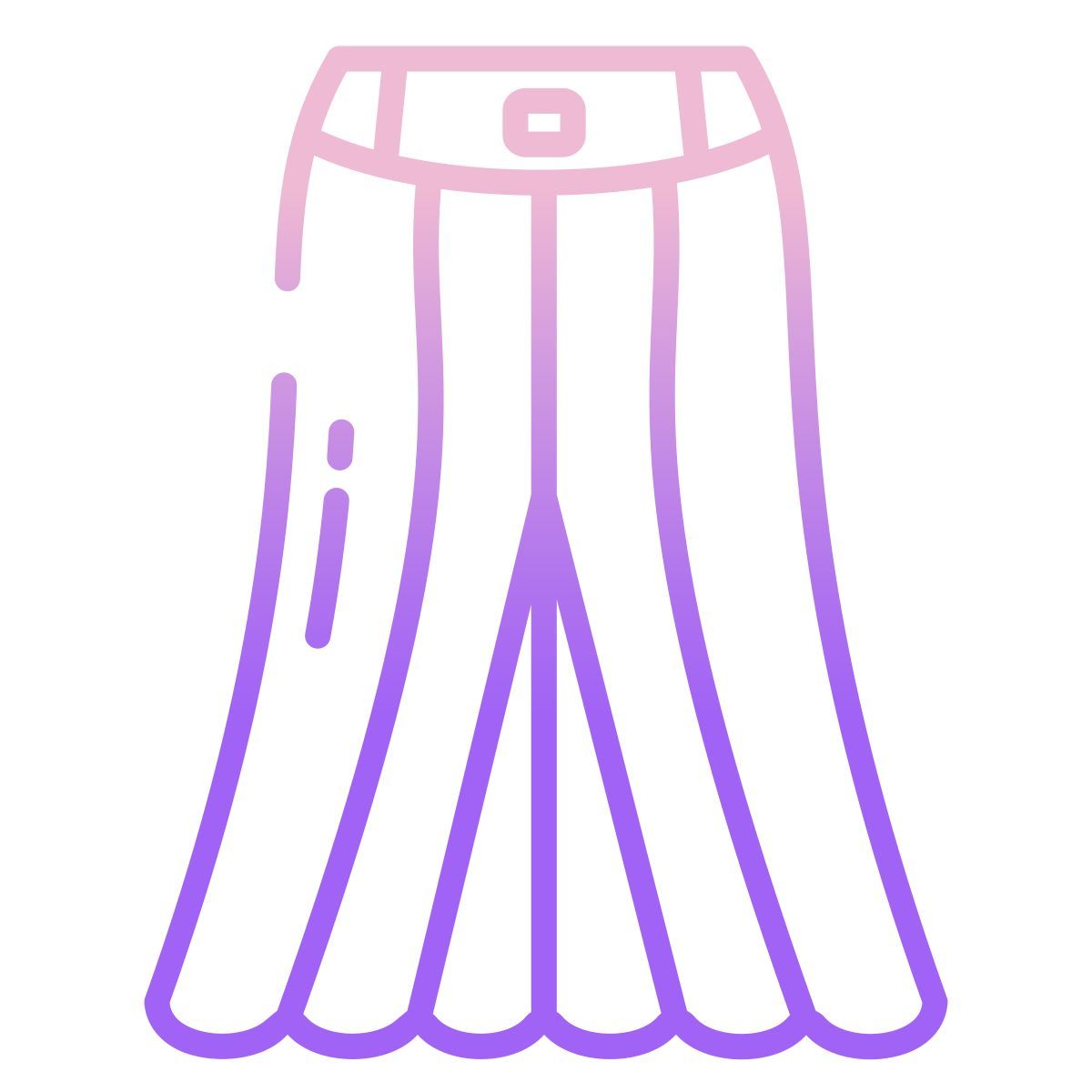 cowl skirt icon