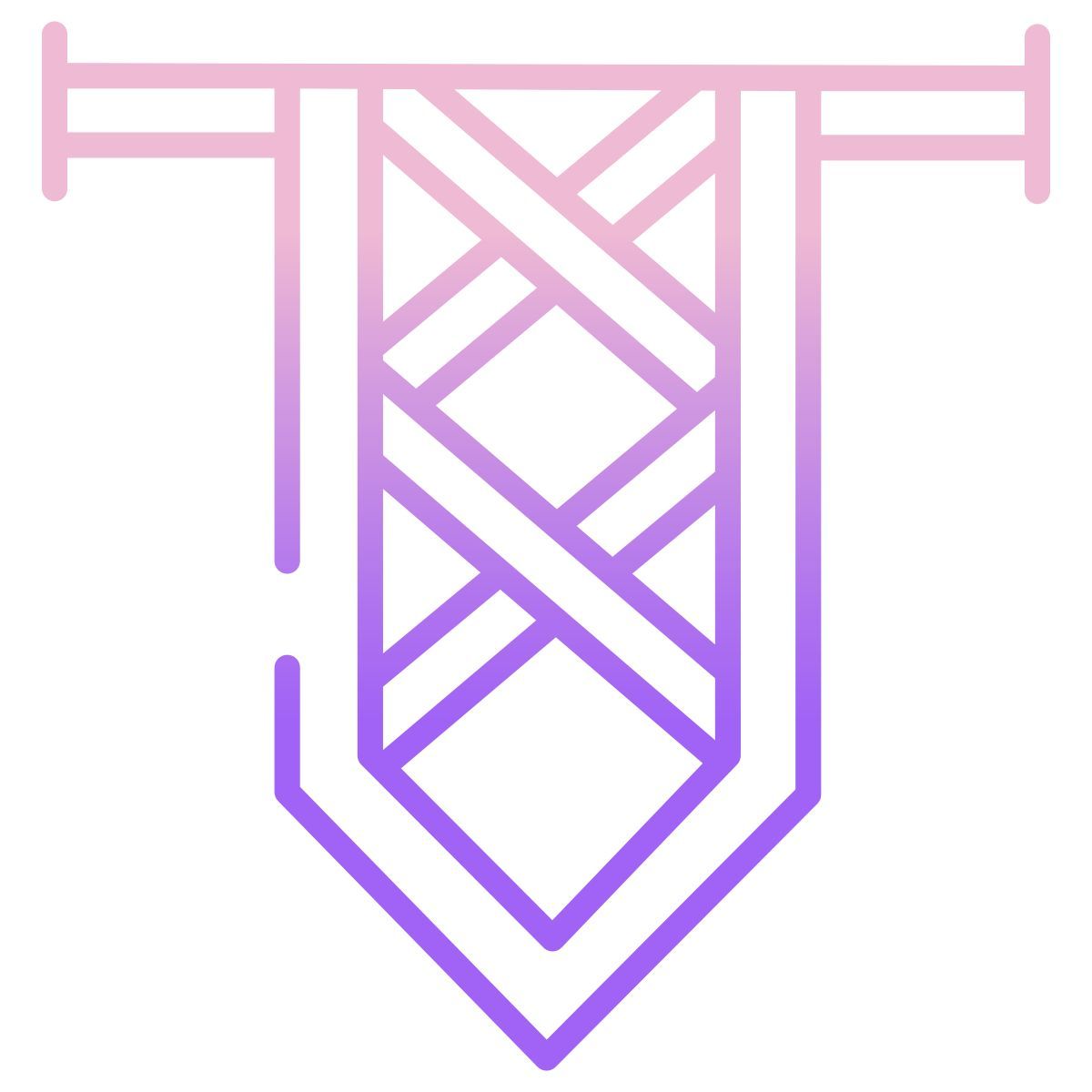 criss cross flag icon
