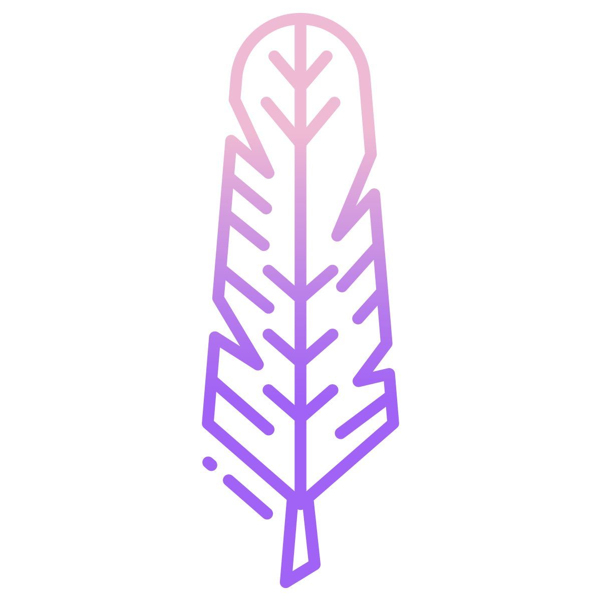 crow feather icon