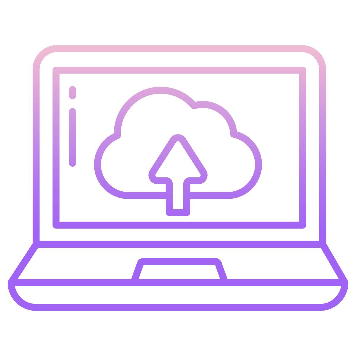 在两个方向上的数据 icon