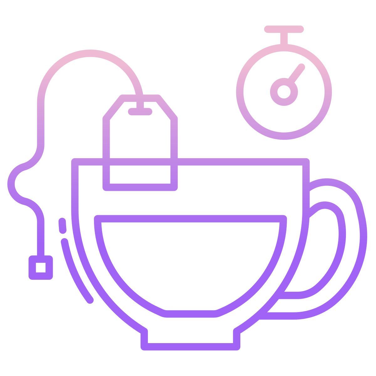 chá para mergulhar icon