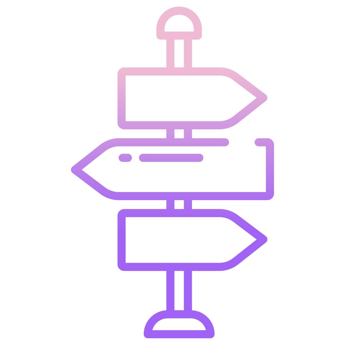 señal direccional icon