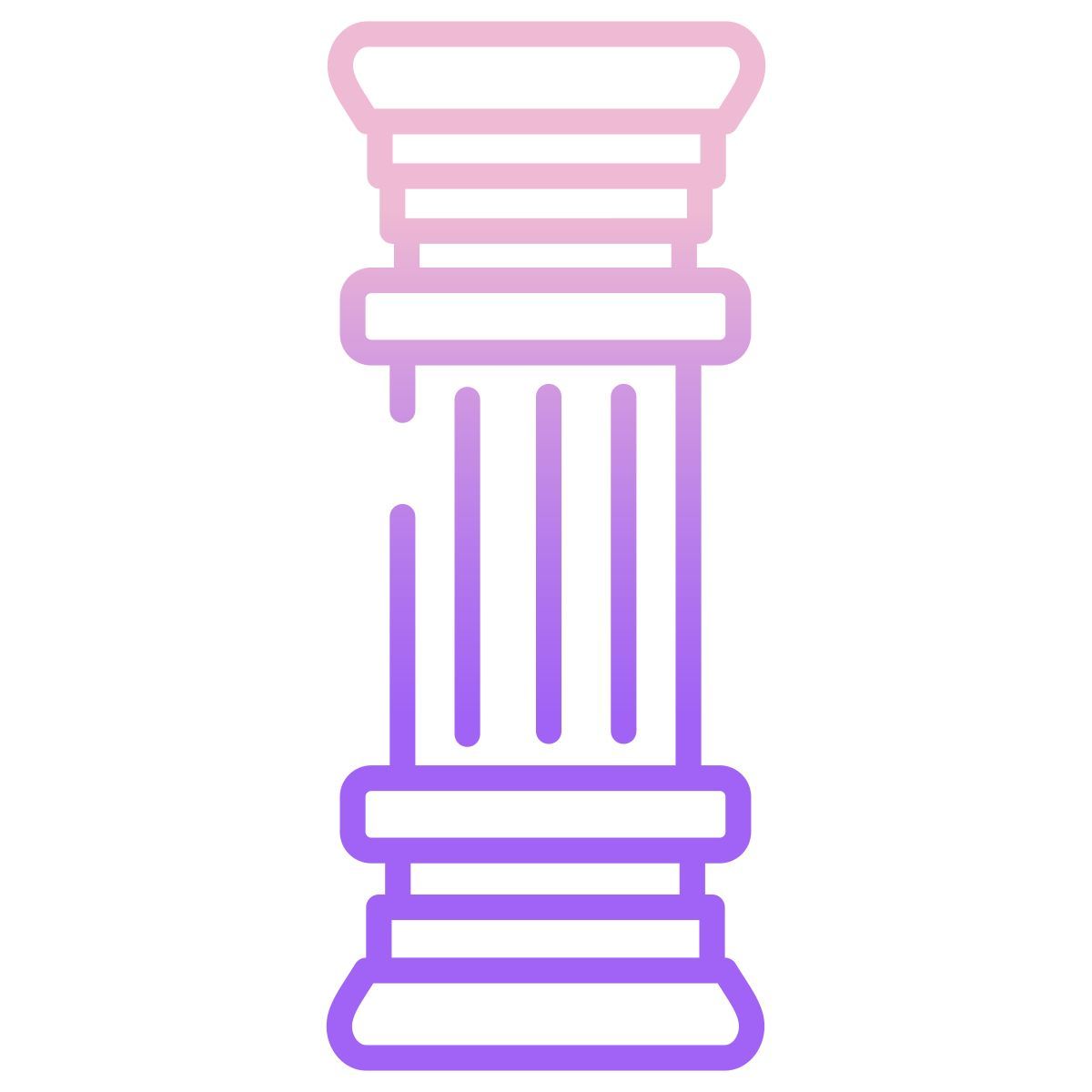doric pillar icon