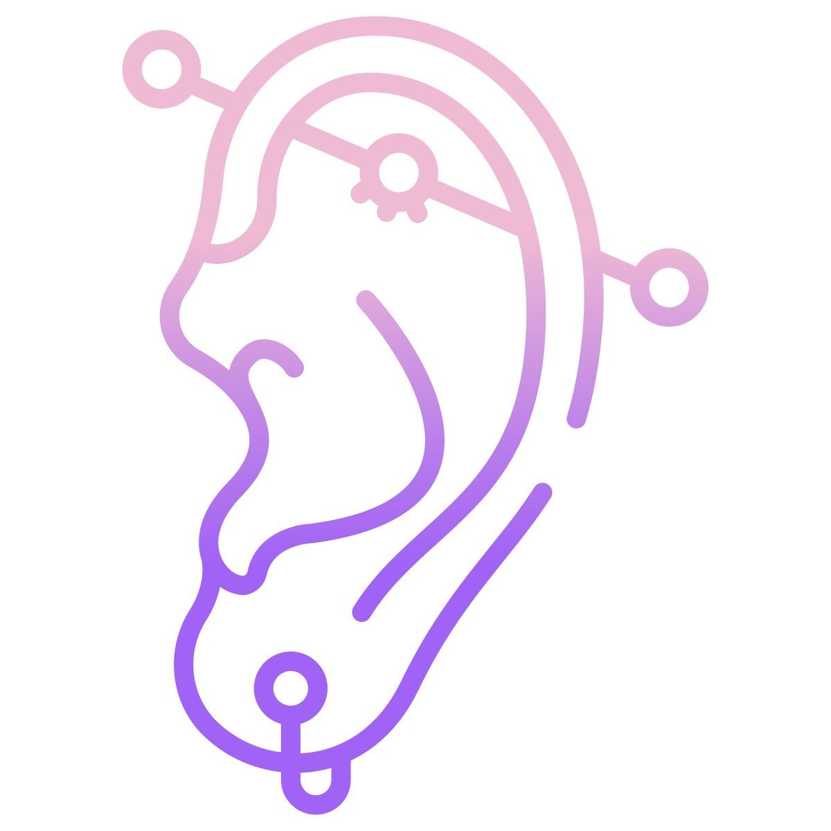 ear piercing icon