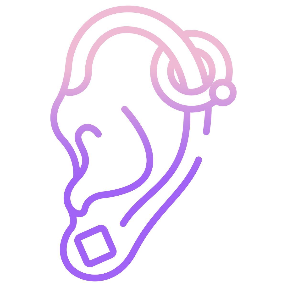 ear piercing icon